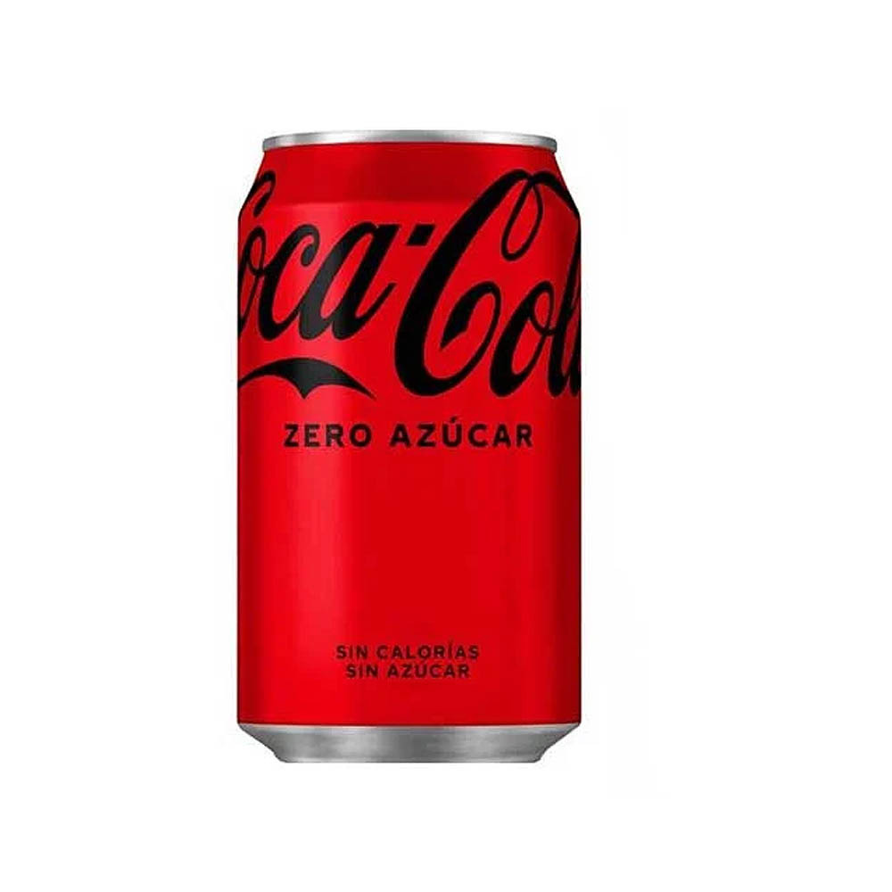 coca cola lata 350ml zero acucar