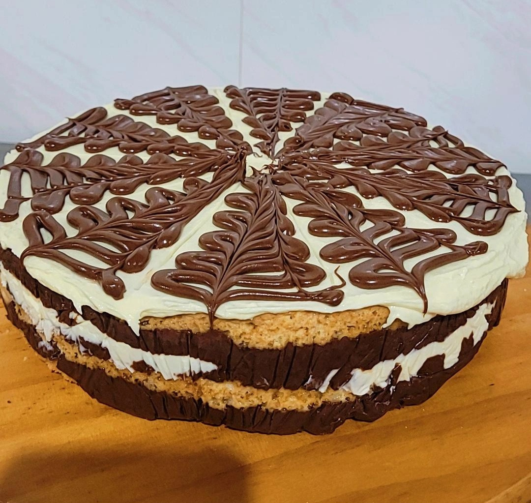 Bolo leite ninho com nutella