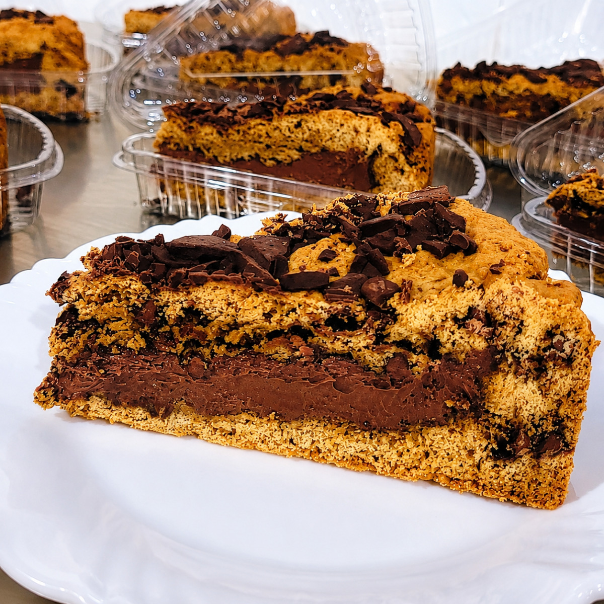 Torta cookies de nutella