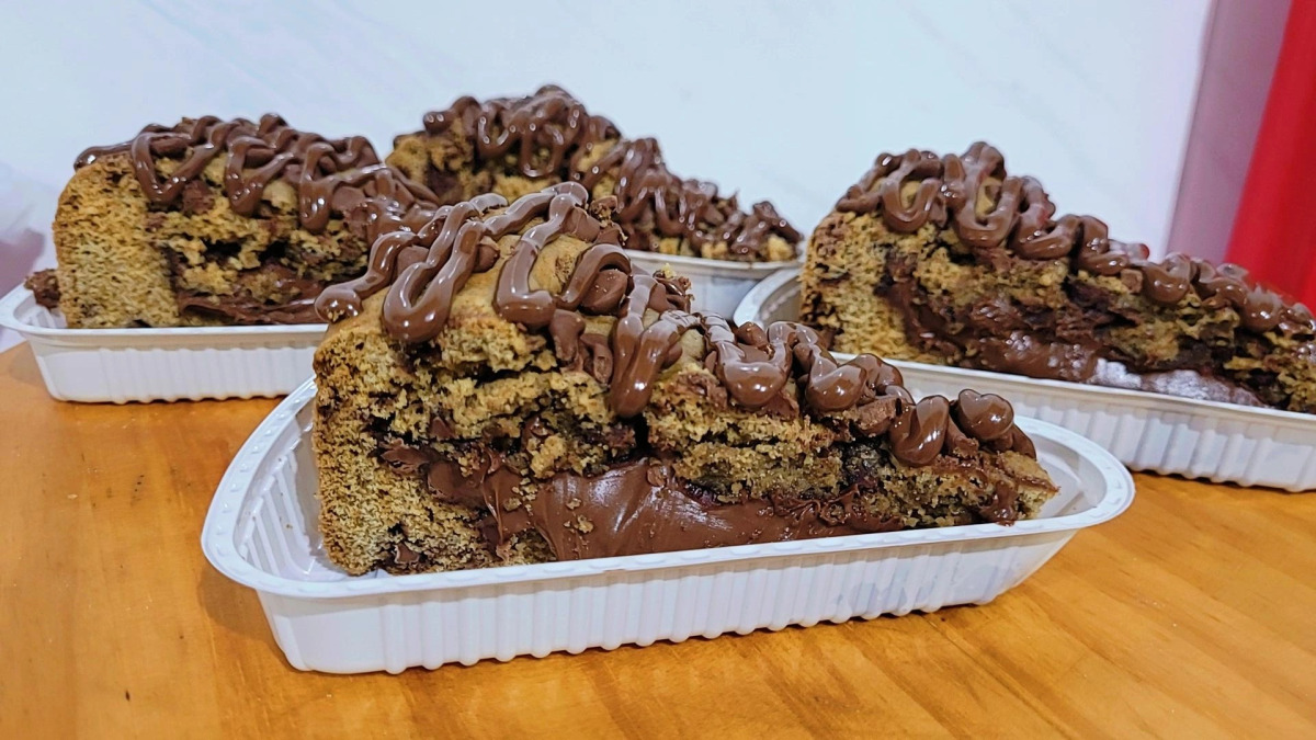 Torta cookies de nutella