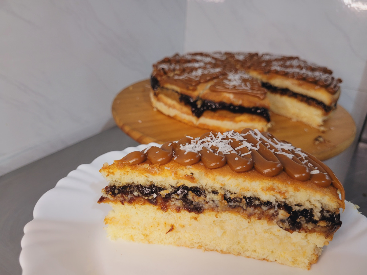 Bolo fatia olho de sogra