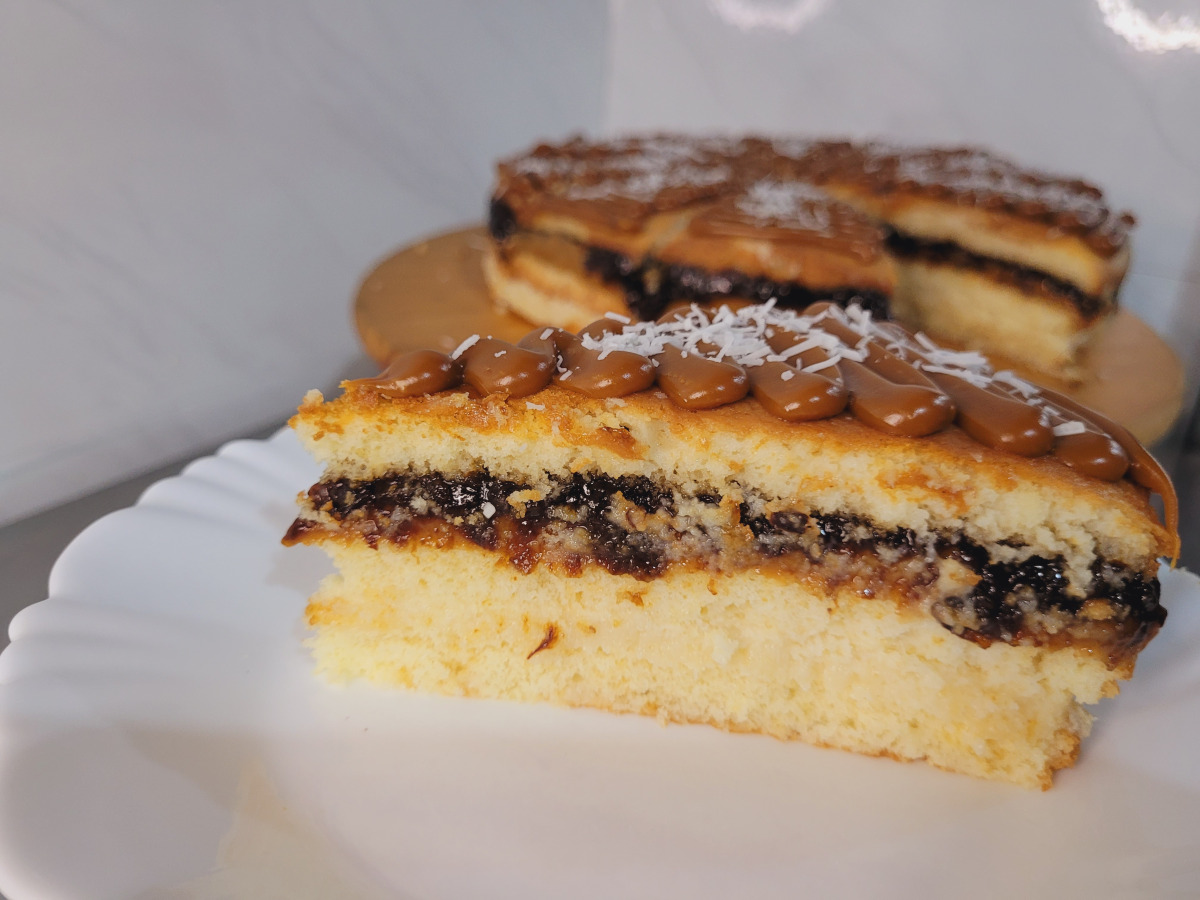Bolo fatia olho de sogra