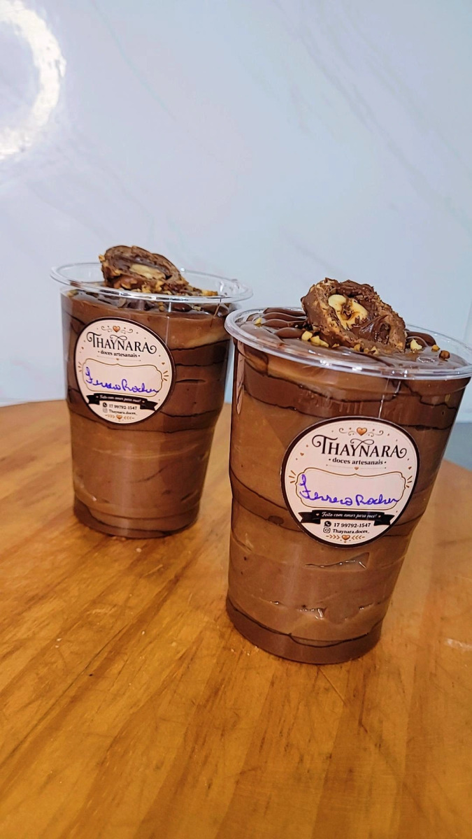Copo da felicidade ferrero rocher