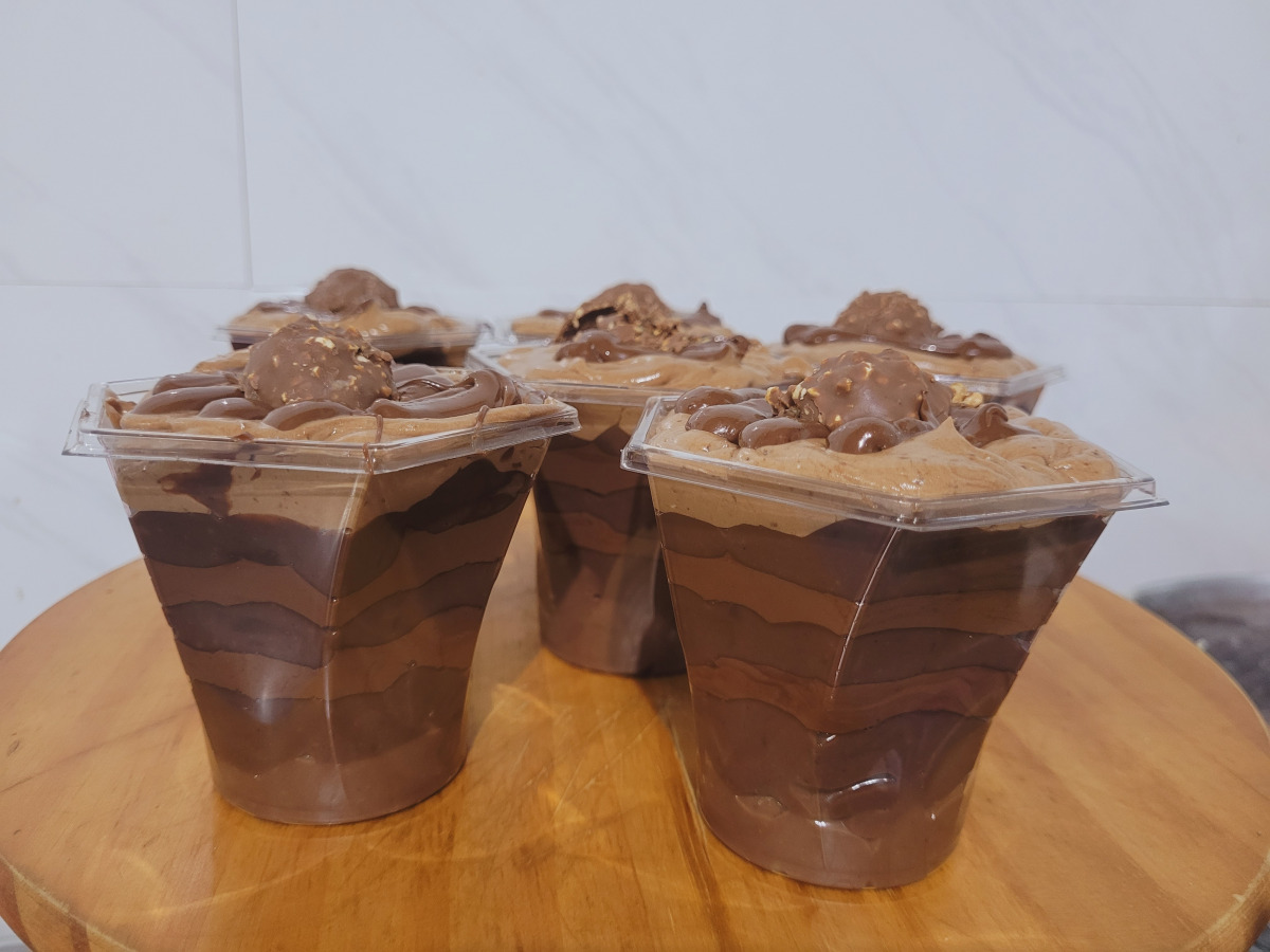 Copo da felicidade ferrero rocher