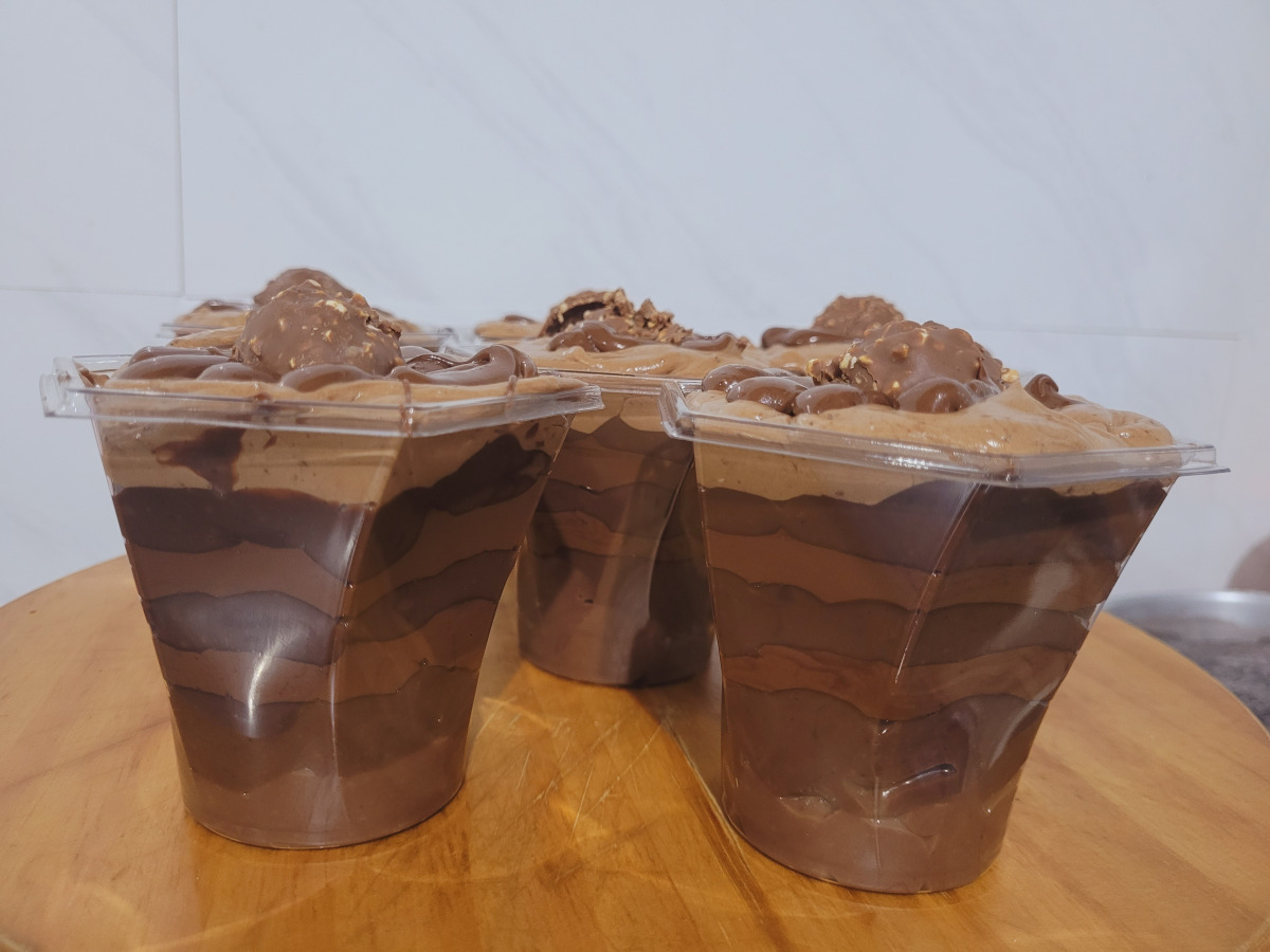 Copo da felicidade ferrero rocher