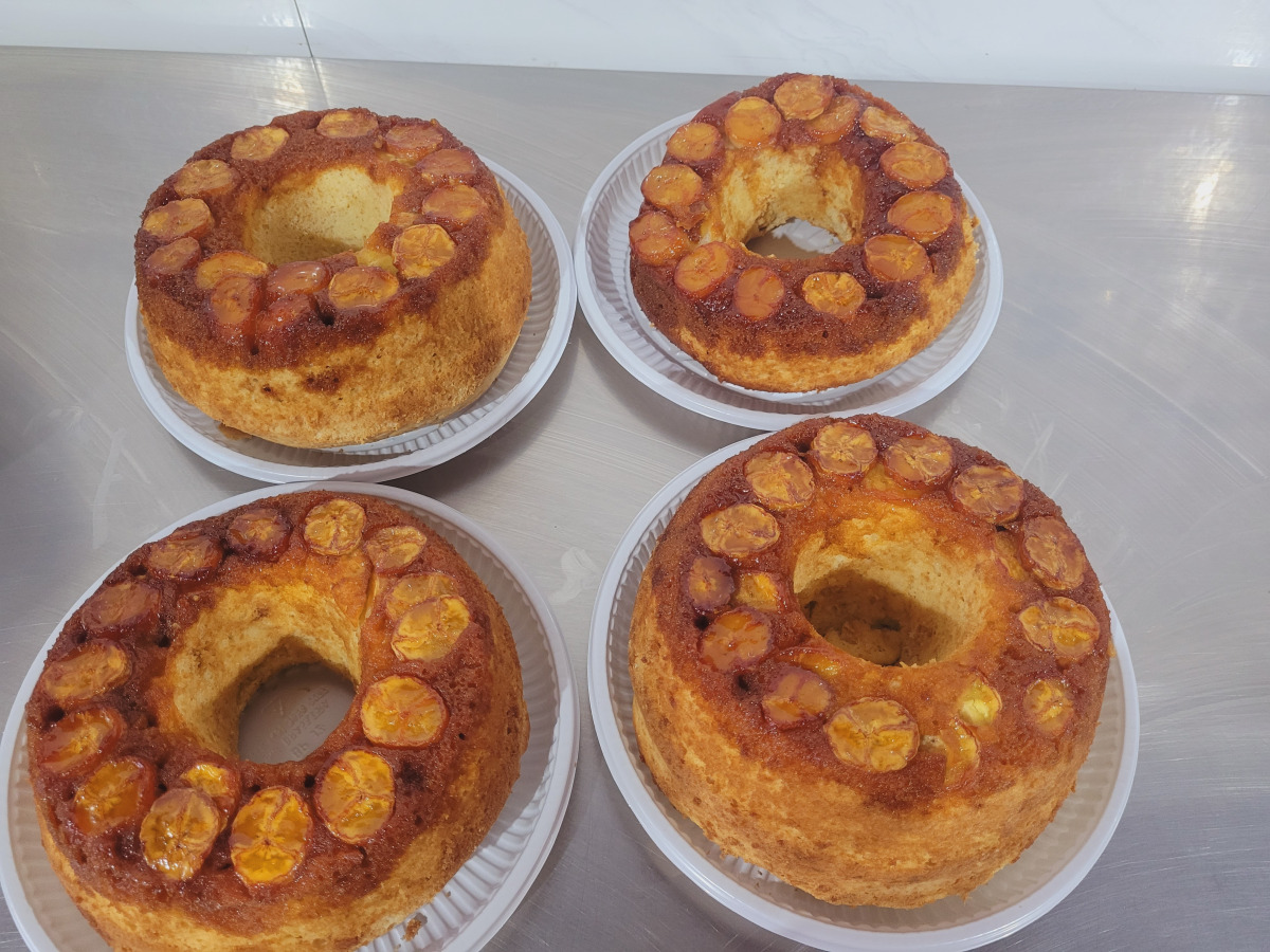 Bolo caseiro de banana
