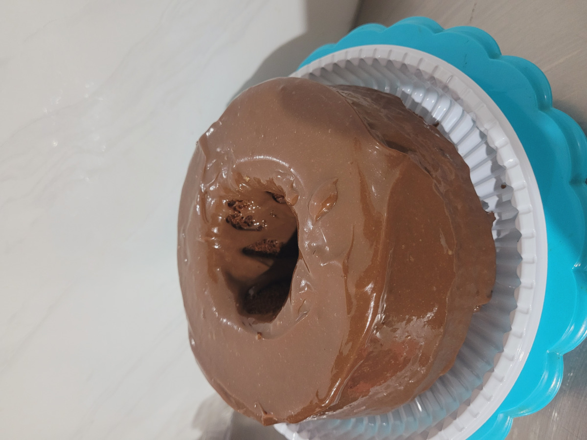 Bolo caseiro chocolate com brigadeiro