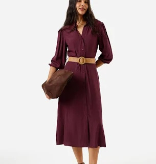 Vestido chemise feminino