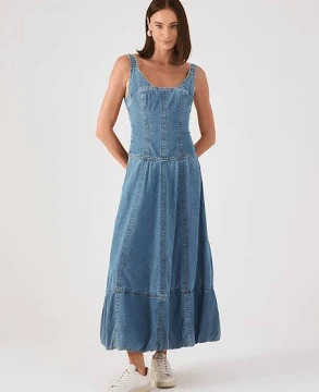 Vestido jeans feminino