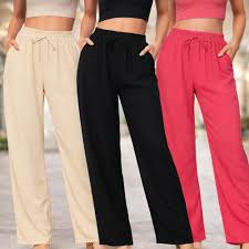 Calça pantalona feminina