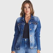 Jaqueta jeans feminina