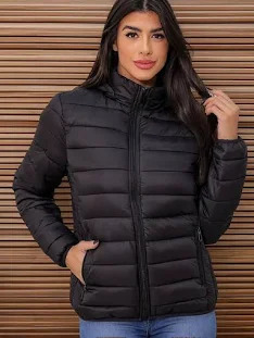 Jaqueta puffer feminina