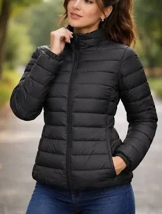 Jaqueta puffer feminina