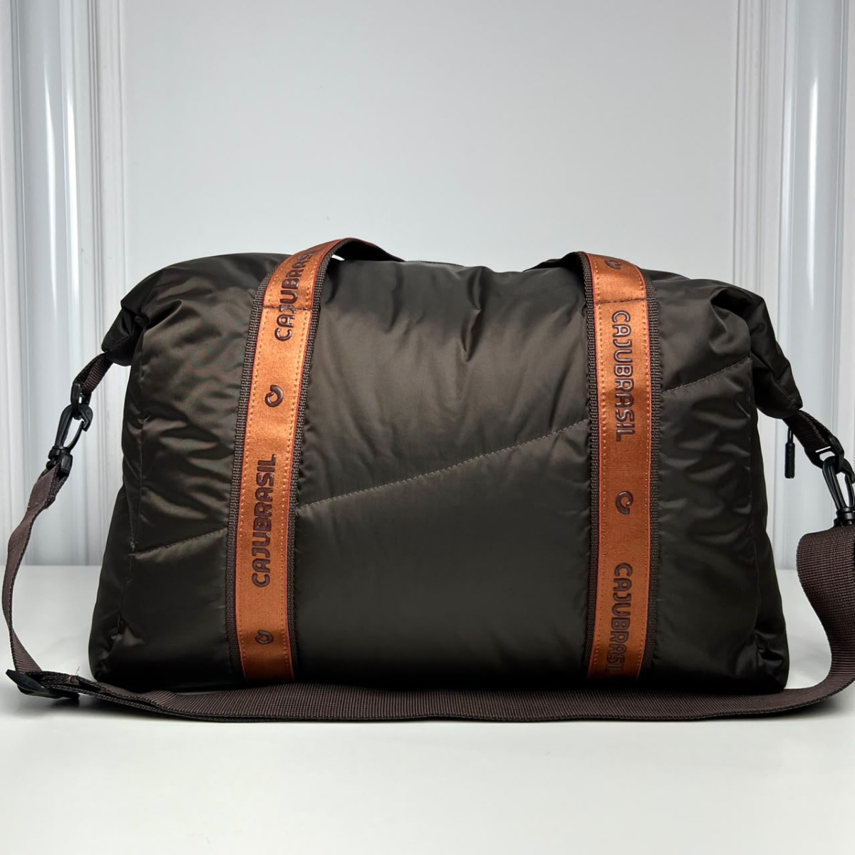 Bolsa com alcas personalizadas - caju - marrom capuccino