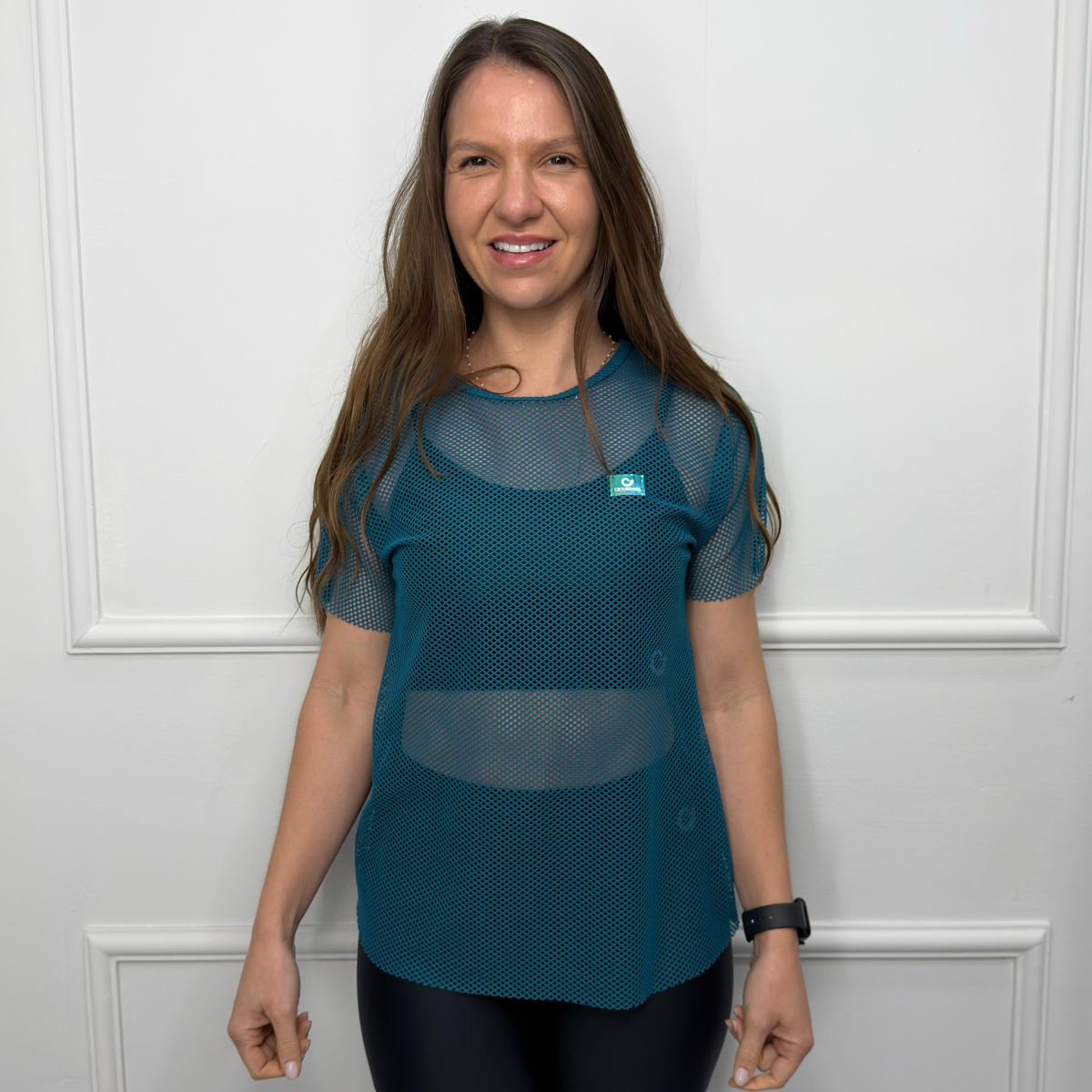 Blusa spot clássica - verde submarine