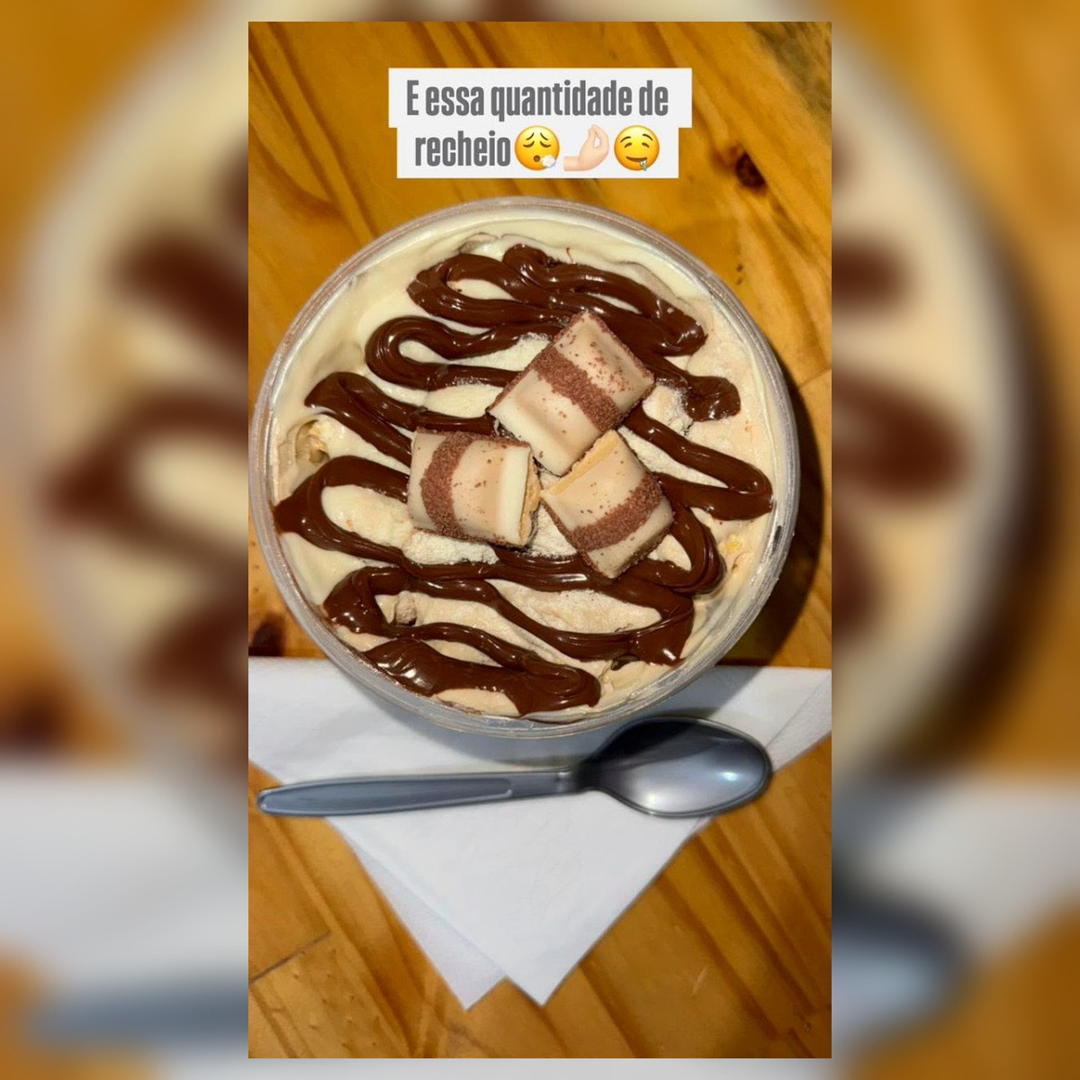 Balde Kinder Bueno White com Nutella