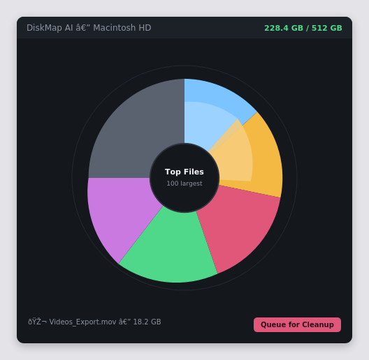 DiskMap Al: Find Large Files 3.1 Mac Download