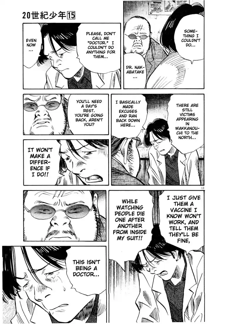 20th Century Boys Vol. 15 Ch. 166 Gas Mask Wearing Salesman