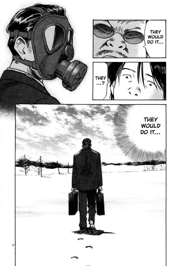 20th Century Boys Vol. 15 Ch. 166 Gas Mask Wearing Salesman