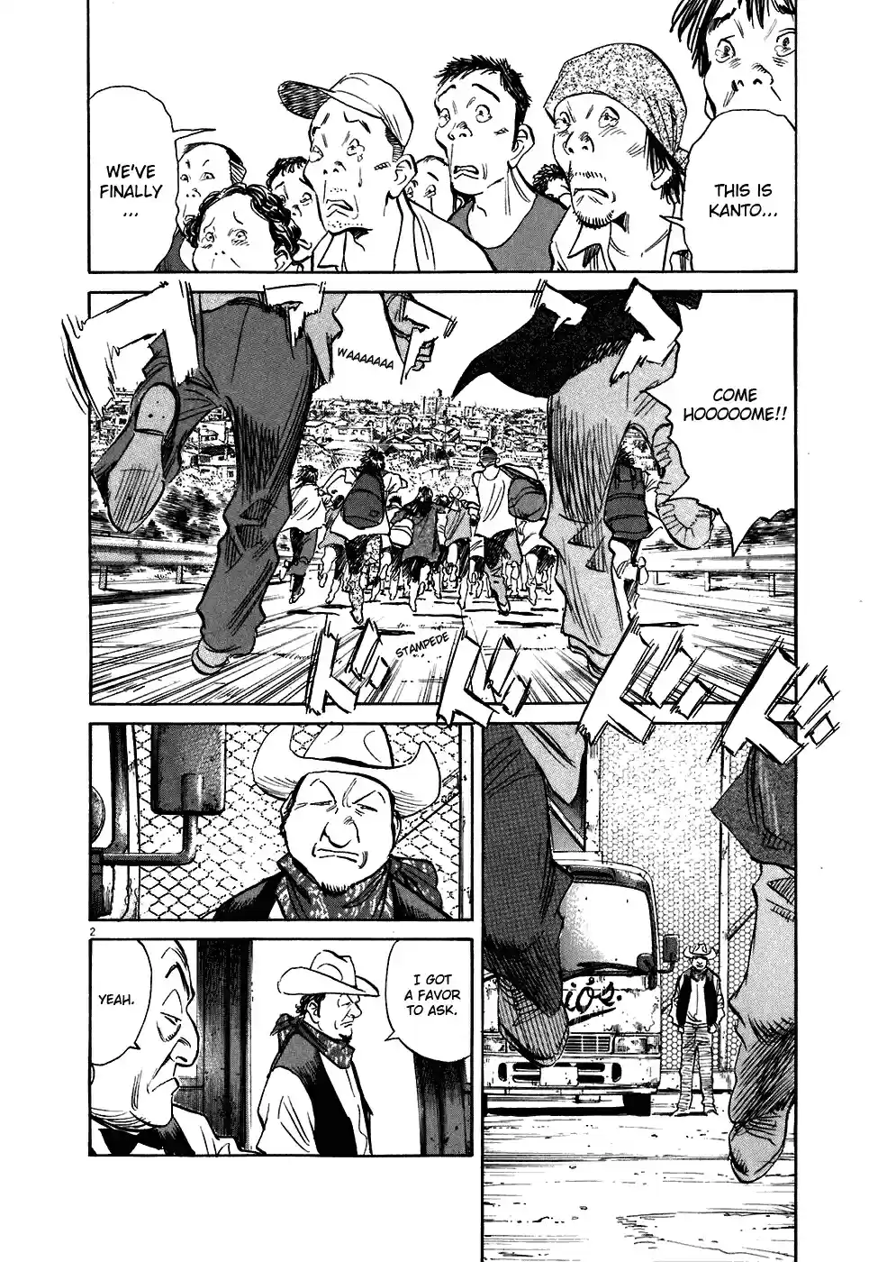 20th Century Boys Vol. 19 Ch. 210 The Seven Samurai of the Wasteland