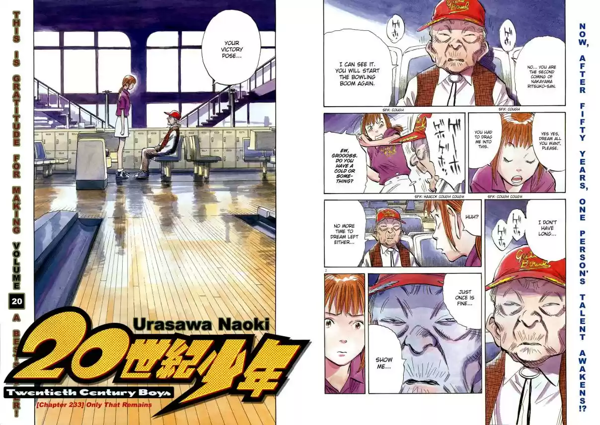 20th Century Boys Vol. 21 Ch. 233 Only That Remains