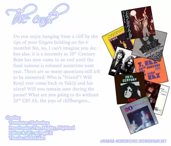 20th Century Boys Vol. 21 Ch. 236 Confessions of a Mask