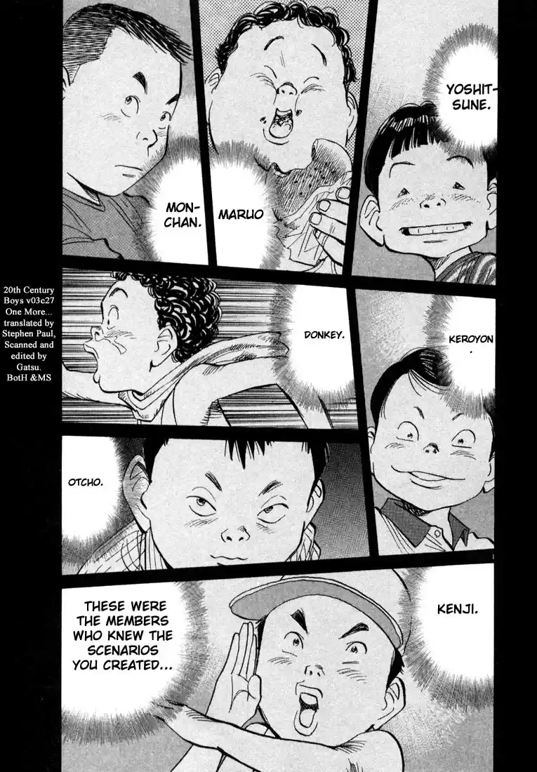 20th Century Boys Vol. 3 Ch. 27 One More...
