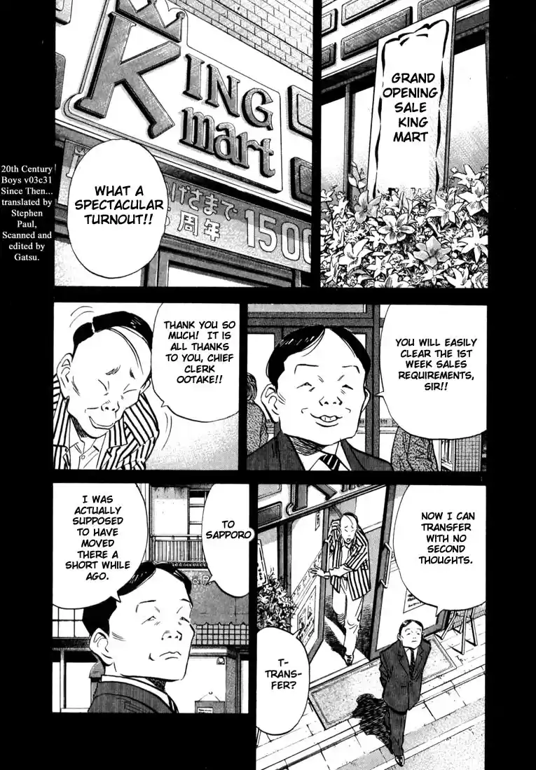 20th Century Boys Vol. 3 Ch. 31 Since Then...