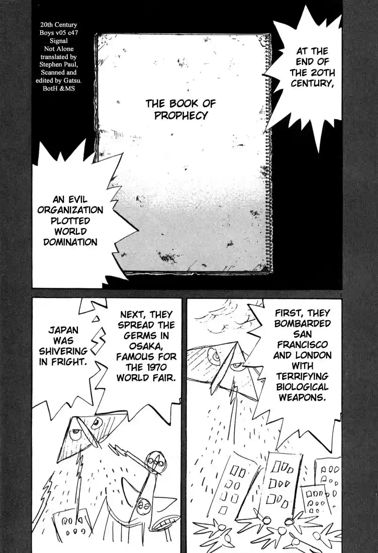 20th Century Boys Vol. 5 Ch. 47 Signal