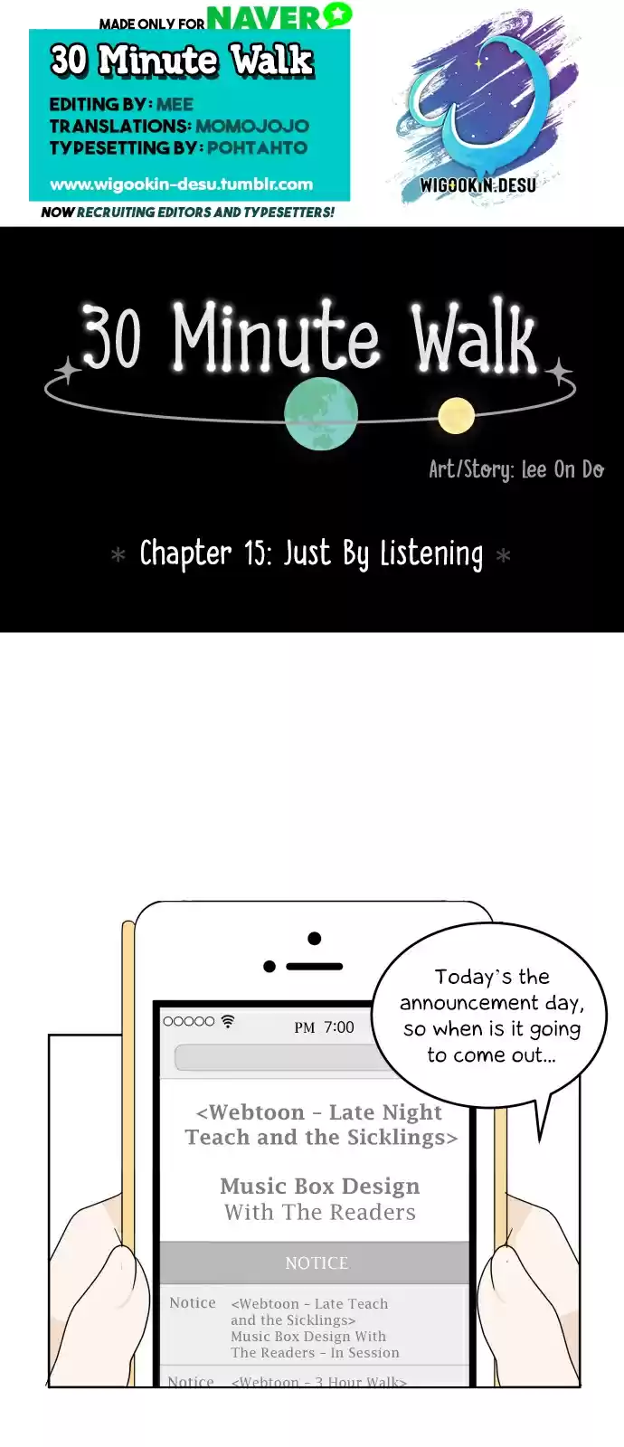 30 Minute Walk Ch. 15 Just By Listening