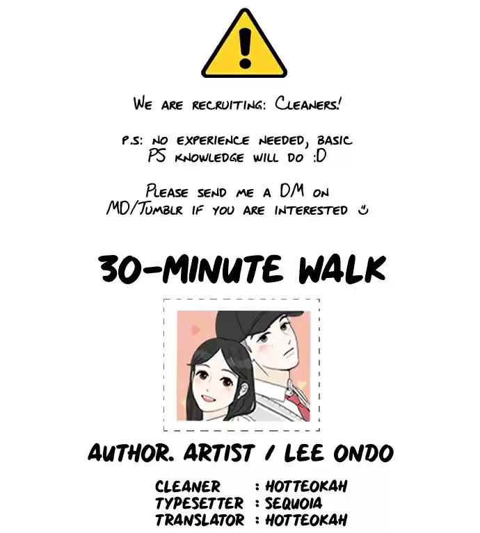 30 Minute Walk Ch. 26 We Won't Know If We Don't Say It