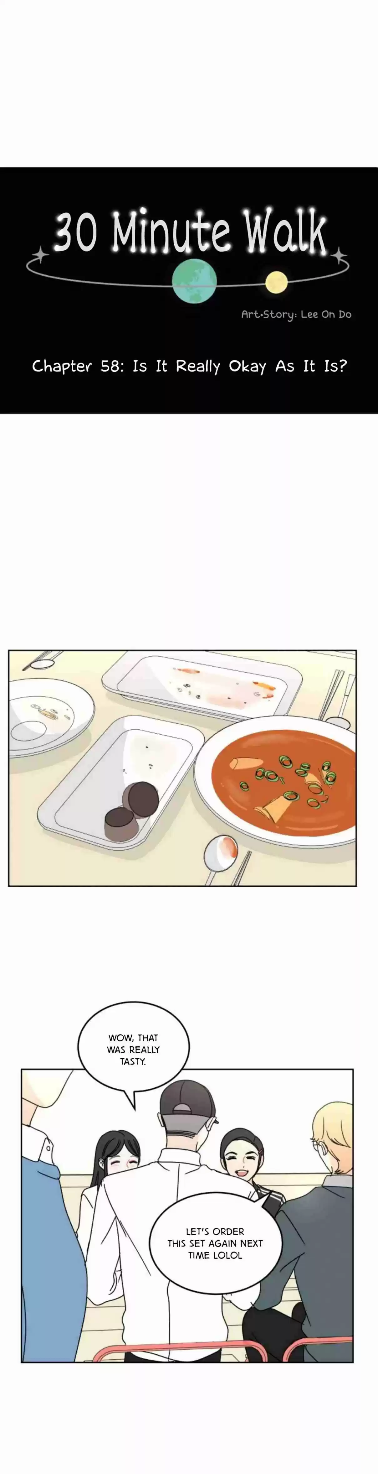 30 Minute Walk Ch. 58 Is It Really Okay As It Is?