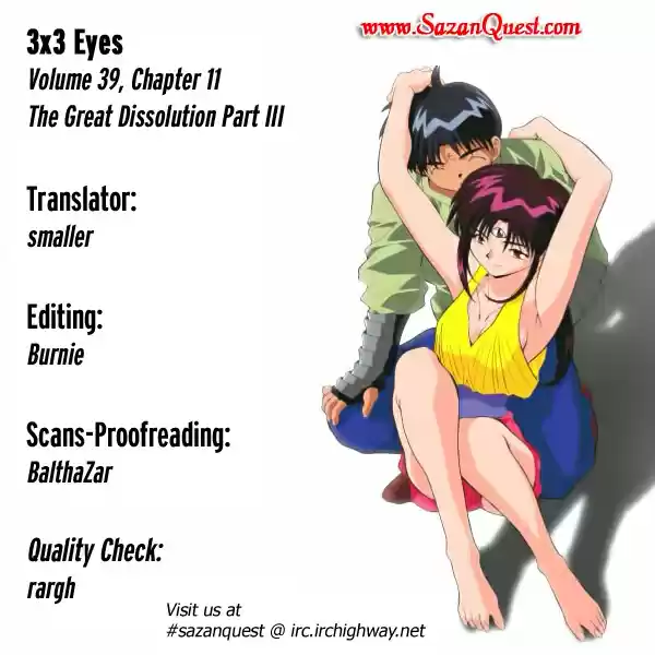 3x3 Eyes Vol. 39 Ch. 565 The Great Dissolution Part III