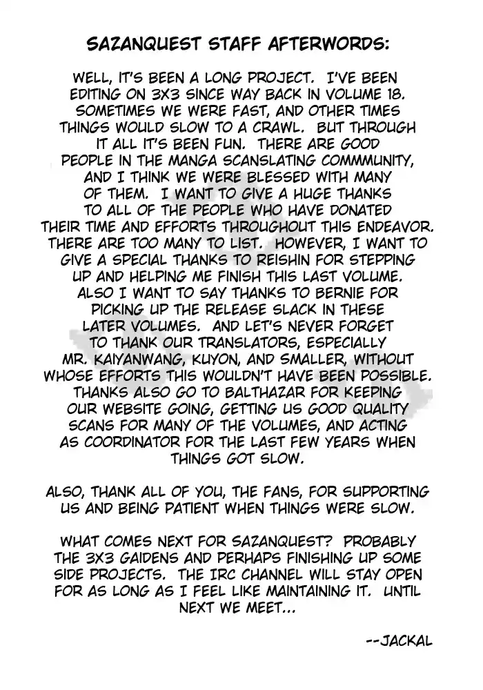 3x3 Eyes Vol. 40 Ch. 577 Alive