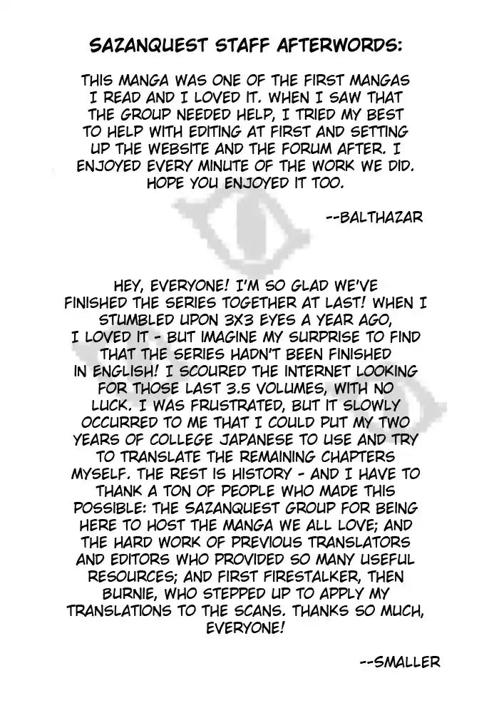 3x3 Eyes Vol. 40 Ch. 577 Alive