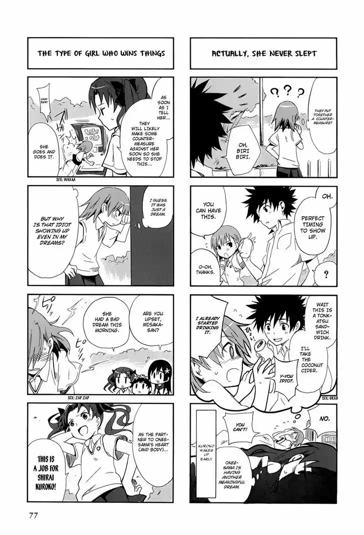 4-koma Koushiki Anthology - Toaru Kagaku no Railgun x Toaru Majutsu no Index 10