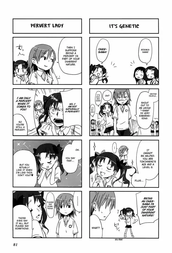 4-koma Koushiki Anthology - Toaru Kagaku no Railgun x Toaru Majutsu no Index 10