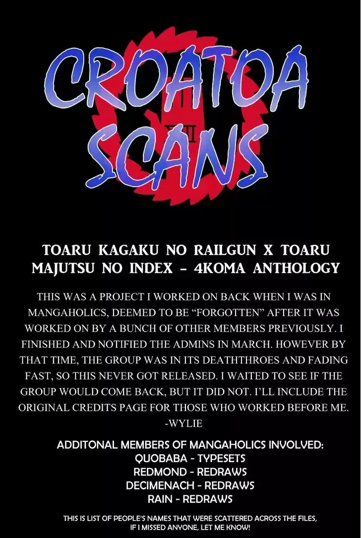 4-koma Koushiki Anthology - Toaru Kagaku no Railgun x Toaru Majutsu no Index 6