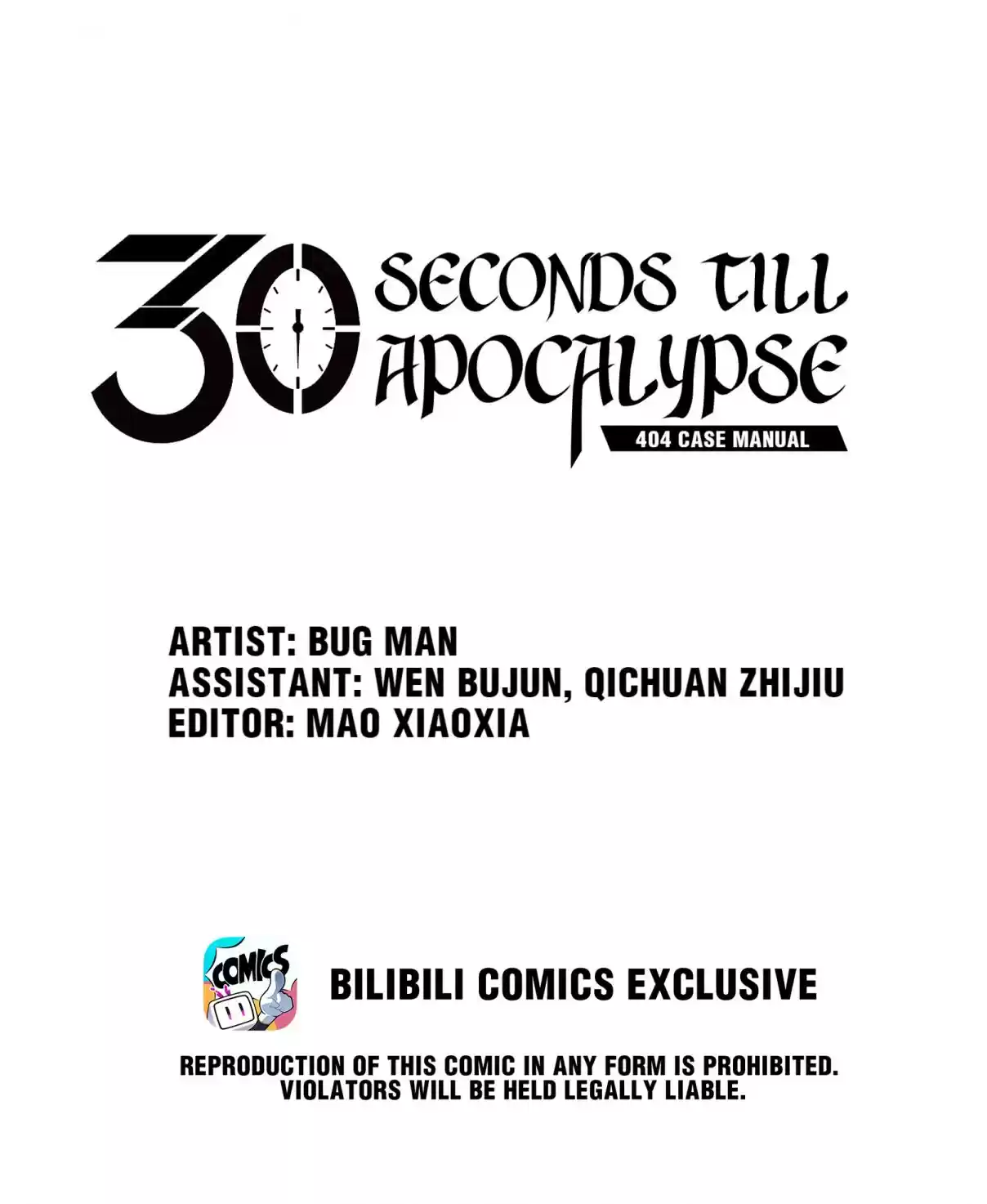 404 Case Manual: 30 Seconds Till Apocalypse 51.1 Blessing of The Bird God