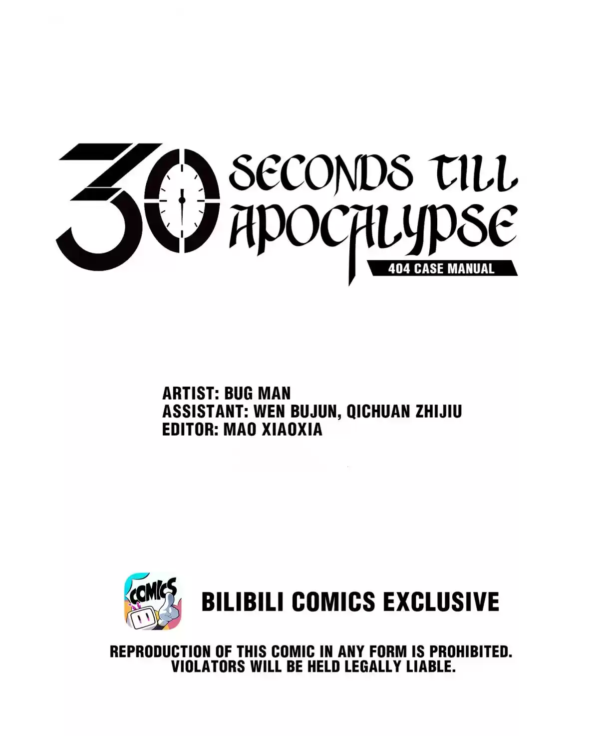 404 Case Manual: 30 Seconds Till Apocalypse 54.1 The Beginning of Life