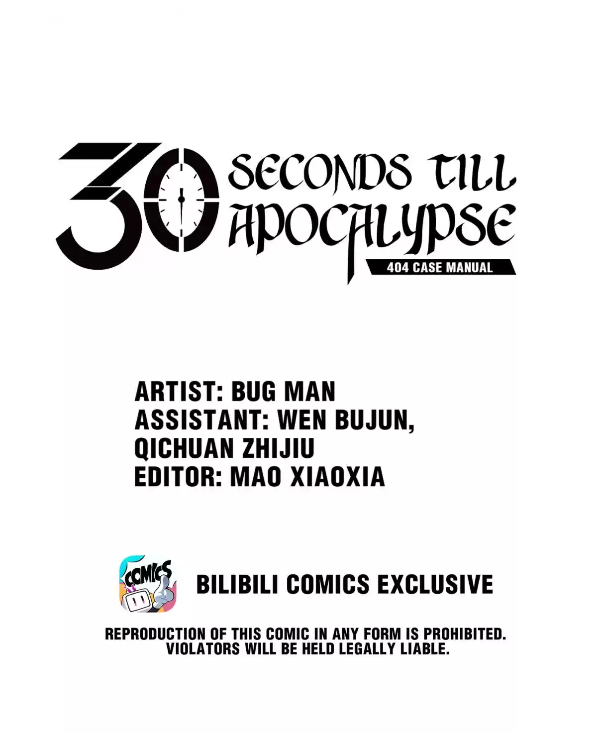 404 Case Manual: 30 Seconds Till Apocalypse 59.1 Long Time No See