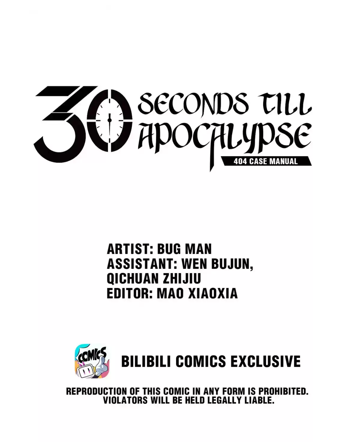 404 Case Manual: 30 Seconds Till Apocalypse 64.1 ORGANISM'S COGNITION