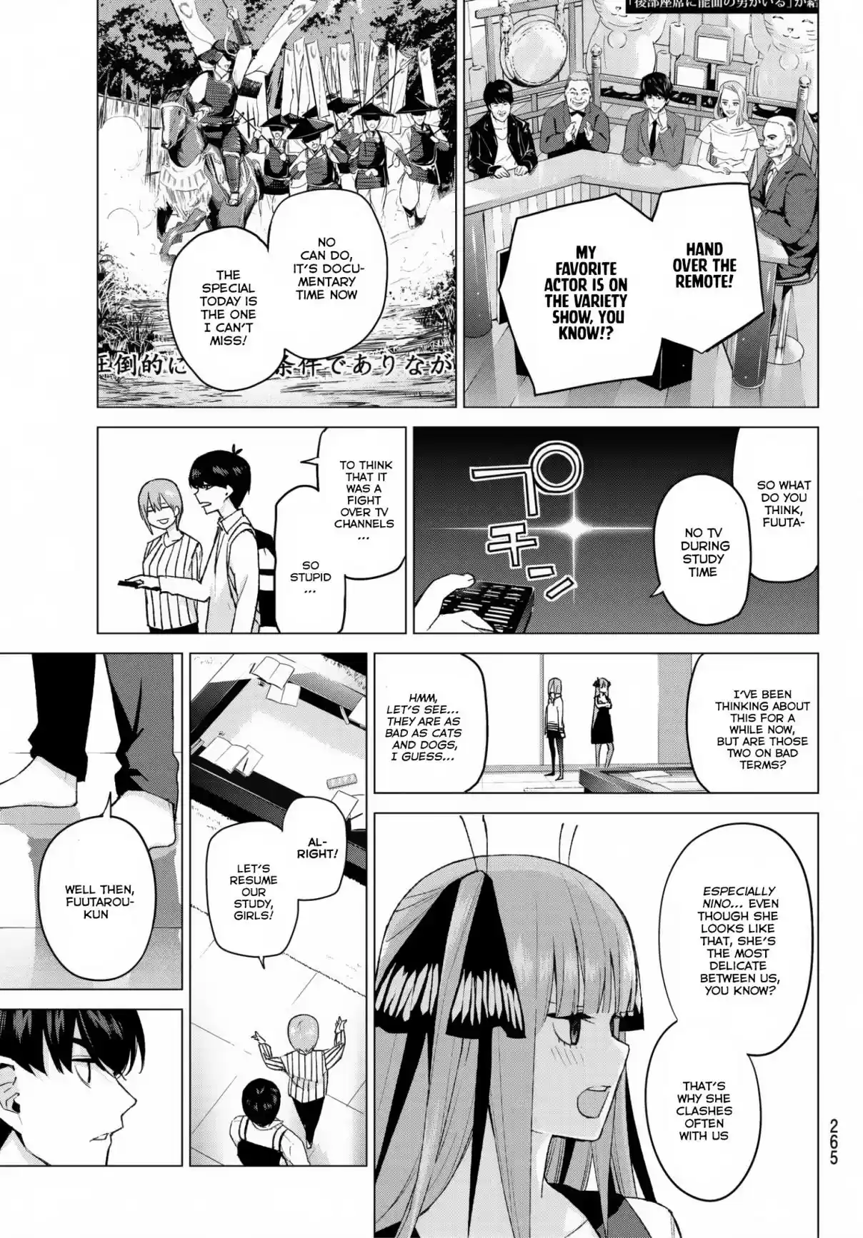 5Toubun no Hanayome Ch. 39 Seven Goodbyes ①