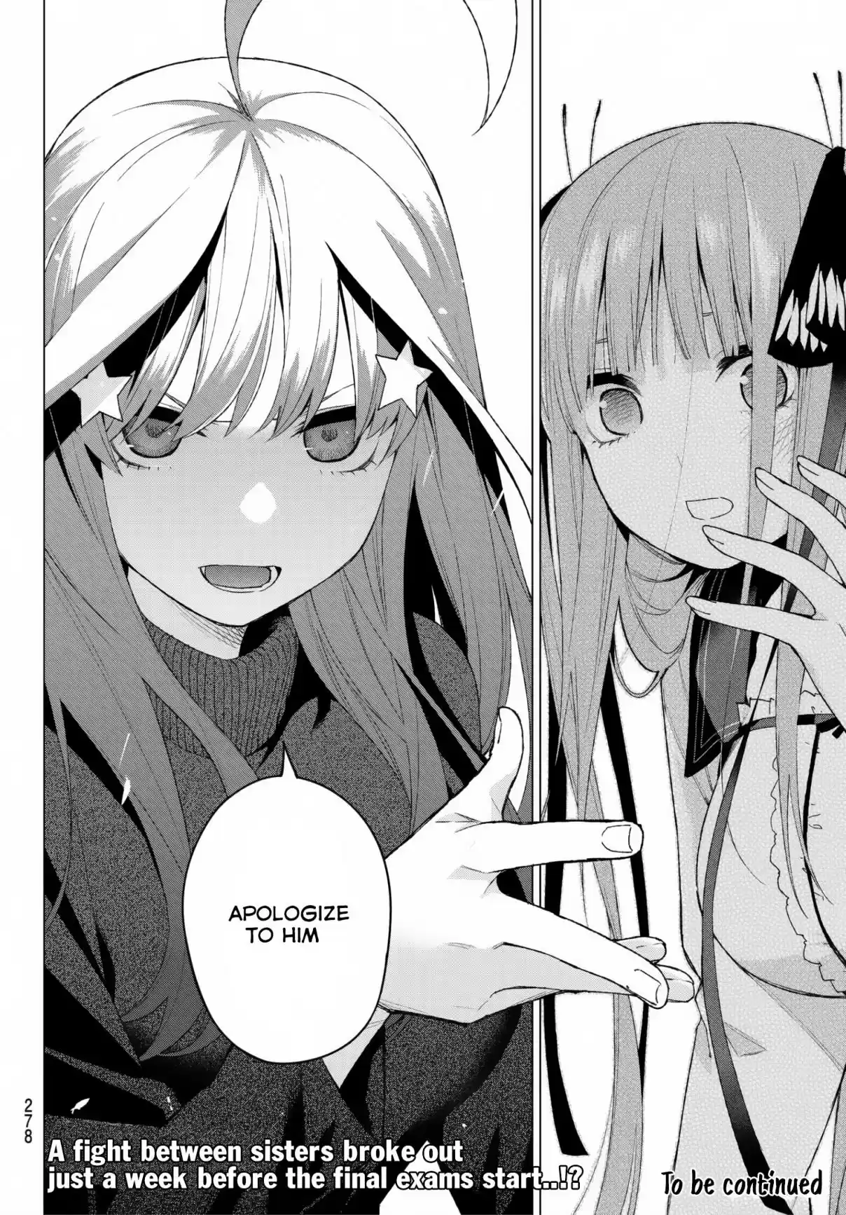 5Toubun no Hanayome Ch. 39 Seven Goodbyes ①