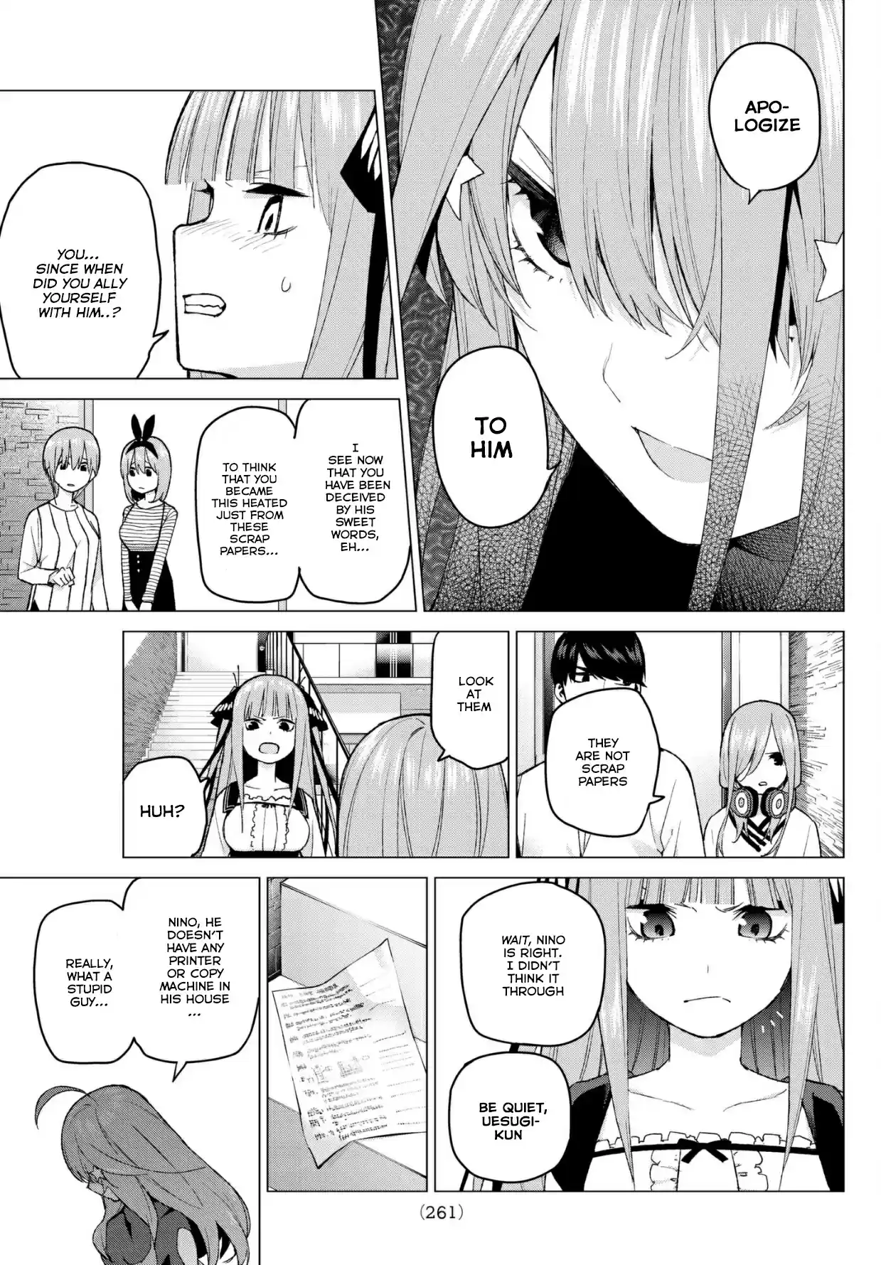 5Toubun no Hanayome Ch. 40 Seven Goodbyes ②