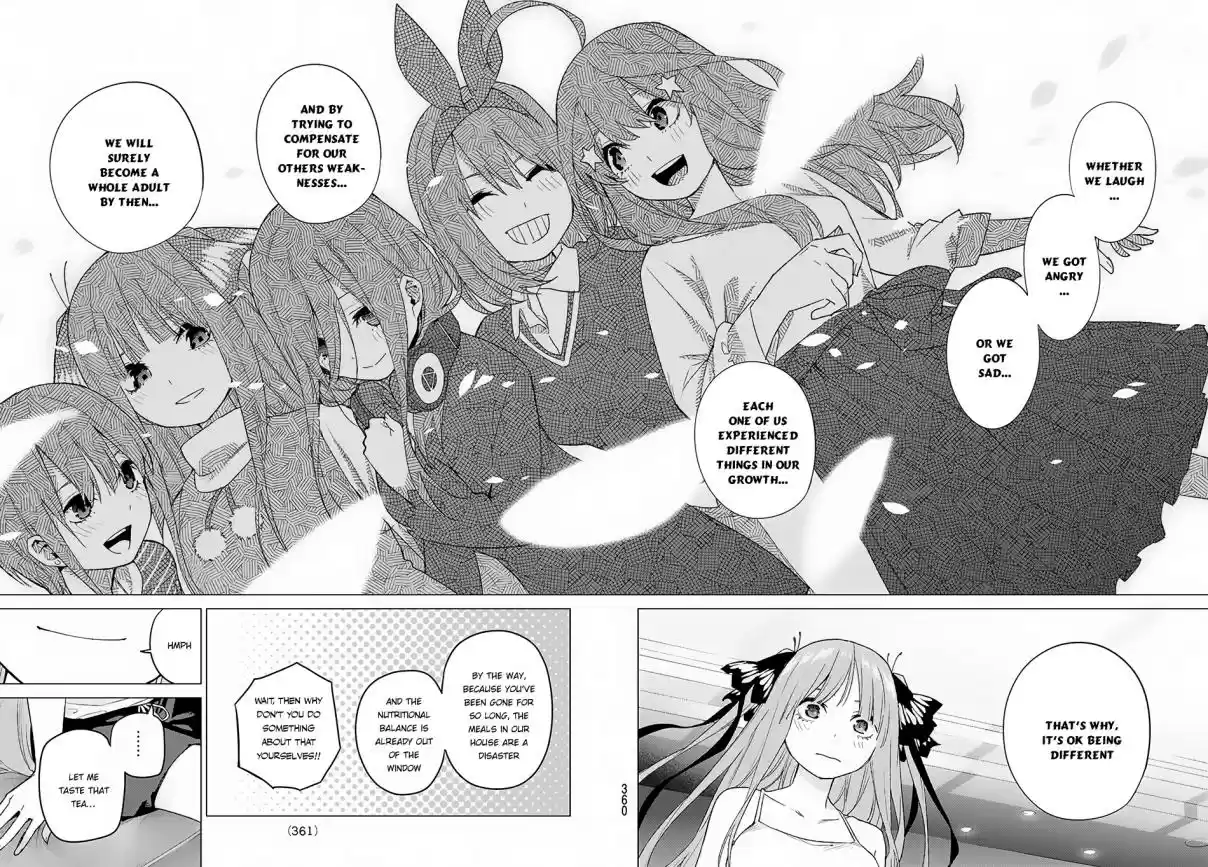 5Toubun no Hanayome Ch. 46 Seven Goodbyes ⑧