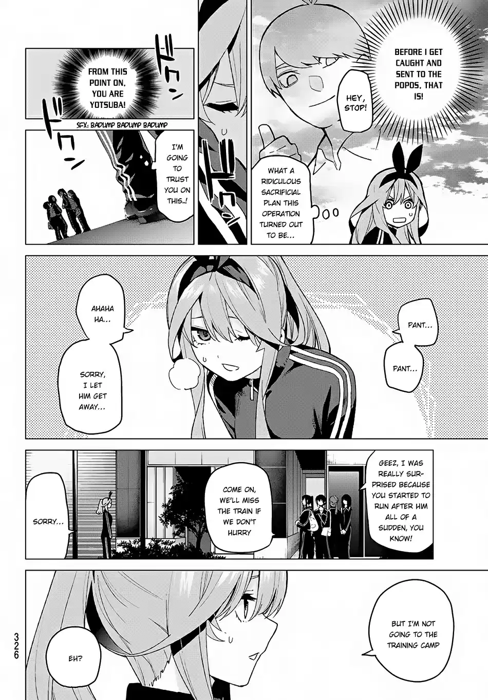 5Toubun no Hanayome Ch. 47 Seven Goodbyes ⑨