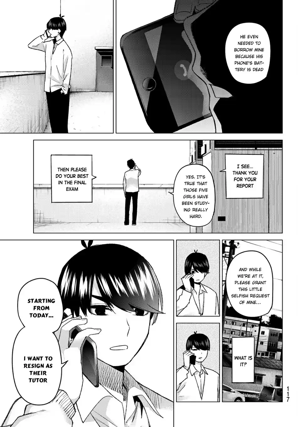 5Toubun no Hanayome Ch. 48 Seven Goodbyes ⑩