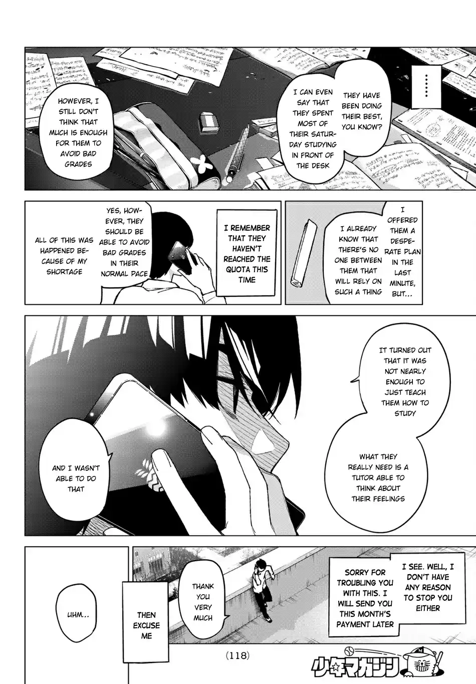 5Toubun no Hanayome Ch. 48 Seven Goodbyes ⑩