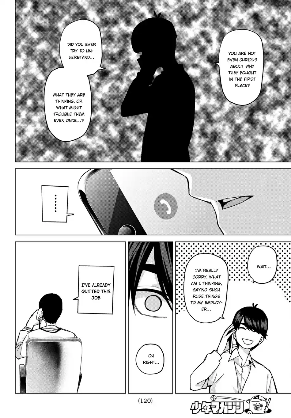 5Toubun no Hanayome Ch. 48 Seven Goodbyes ⑩